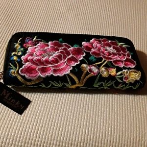 Minky Embroidered Wallet